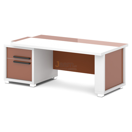 Кабинет руководителя Стол руководителя с одной тумбой L-114пр/л