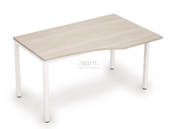 Мебель для персонала Стол криволинейный без экрана правый 6М.023