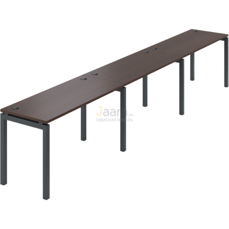 Мебель для персонала Бенч линейный на 3 рабочих места АМБЛ-003.60-3