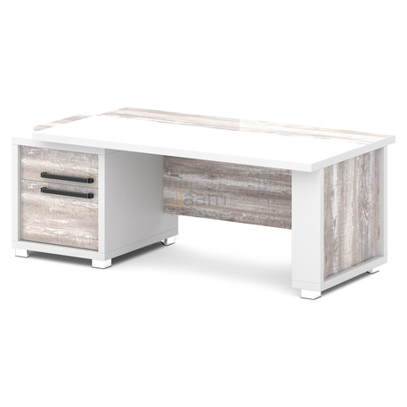 Кабинет руководителя Стол руководителя с одной тумбой L-114пр/л