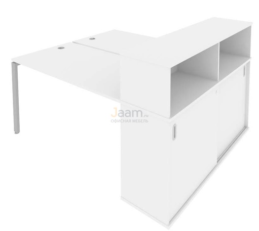 Мебель для персонала Рабочая станция с опорным шкафом-купе Б.РС-СШК-2.3