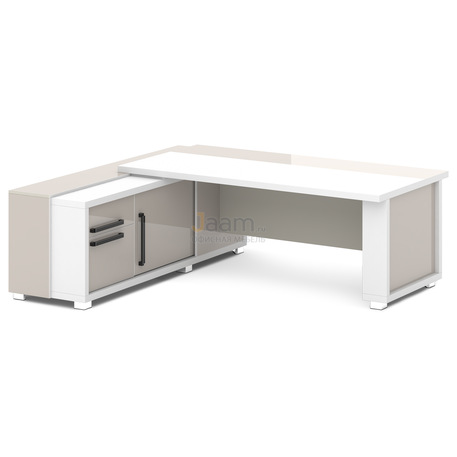Кабинет руководителя Стол руководителя с тумбой-греденцией L-117пр/л