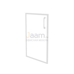 Мебель для персонала Фасад стекло в раме низкий левый O.SR-3(L) white