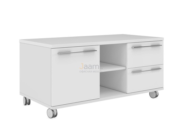 Кабинет руководителя Офисная тумба мобильная с 2 ящиками и левой дверью EMP222SX