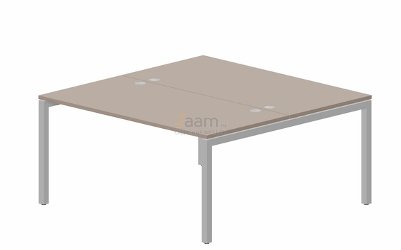 Мебель для персонала Составной стол на 2 рабочих места PEN2TG168 (4 громмета)