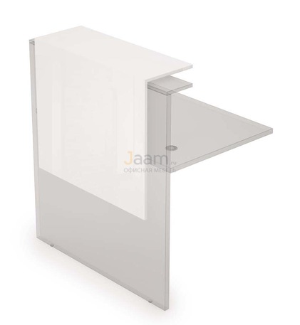 Стойка ресепшн Фартук прямой с подсветкой 1ПФ.007.1