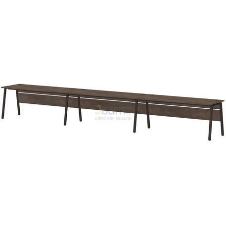 Мебель для персонала Линейный кластер на металлокаркасе T-153