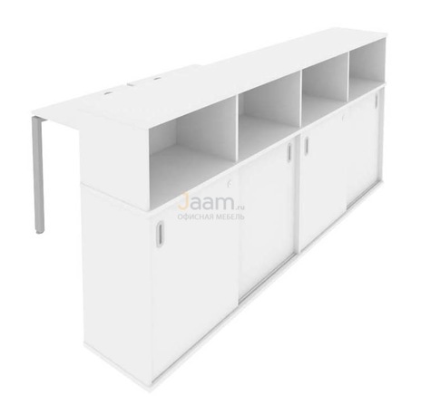 Мебель для персонала Рабочая станция с опорным шкафом-купе Б.РС-СШК-4.1