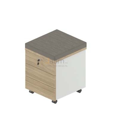 Мебель для персонала Тумба мобильная с мягкой накладкой и усиленными опорами RP-32