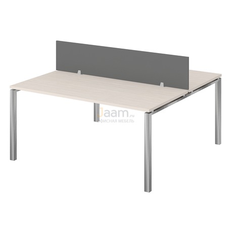 Мебель для персонала Станция рабочая с перегородкой ПК-ТНА-СР160Х158Н2/АЖ