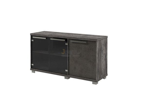 Кабинет руководителя Офисный шкаф низкий Z-13-11 правый