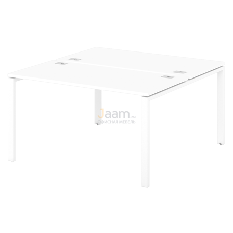 Мебель для персонала Стол-тандем на металлокаркасе S-42
