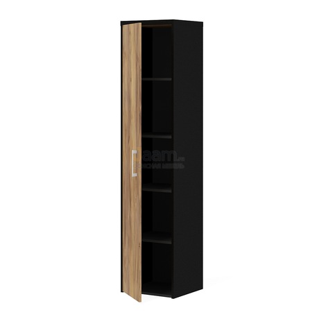 Кабинет руководителя Офисный шкаф узкий высокий ПК-ПРЛ-Ш205Х47