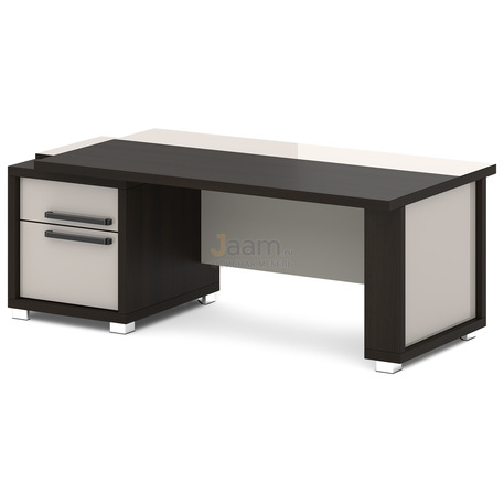 Кабинет руководителя Стол руководителя с одной тумбой L-114пр/л