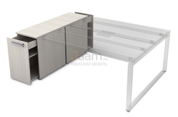 Мебель для персонала Офисная тумба с выкатной секцией 9ТП.002.2