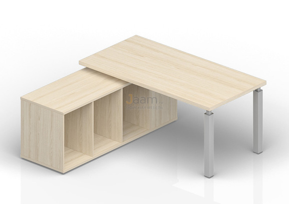 Кабинет руководителя Стол на сервисной опорной тумбе левый BL160TSG