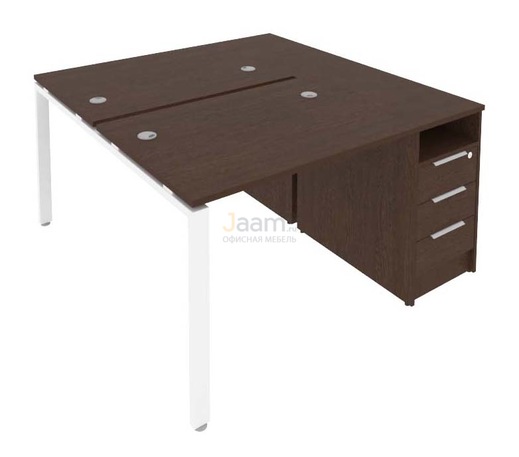 Мебель для персонала Рабочая станция с опорной тумбой Б.РС-СТП-2.1