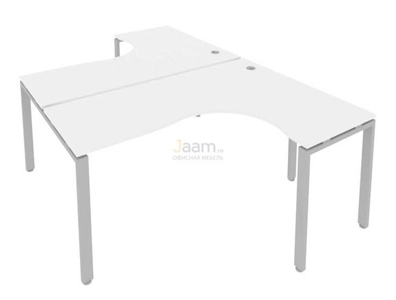 Мебель для персонала Рабочая станция криволинейная Б.РАС-СА-2.4