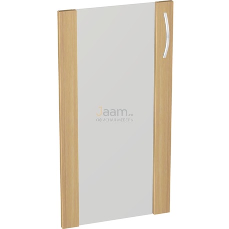 Мебель для персонала Двери низкие стекло в рамке левое БВ-91.4 л