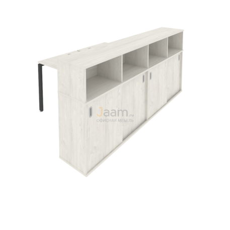 Мебель для персонала Рабочая станция с опорным шкафом-купе Б.РС-СШК-4.1