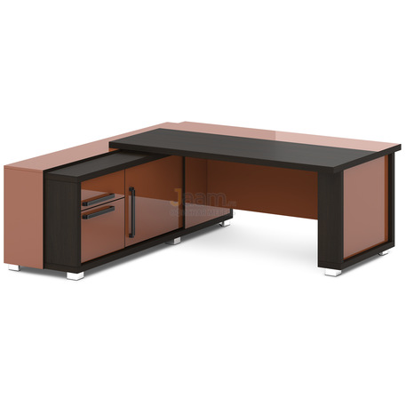 Кабинет руководителя Стол руководителя с тумбой-греденцией L-116пр/л