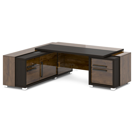 Кабинет руководителя Стол с тумбой и греденцией L-18пр/л