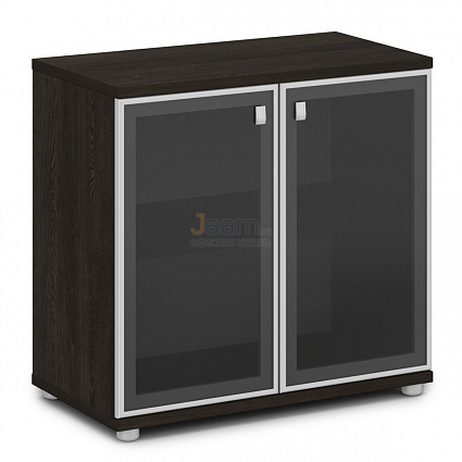 Мебель для персонала Шкаф со стеклом в алюминиевом профиле V-652