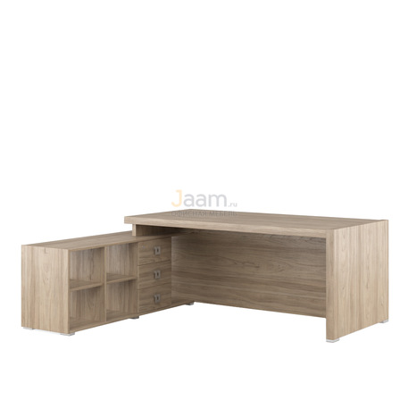 Кабинет руководителя Стол на опорной тумбе левый SOL297112