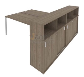 Мебель для персонала Рабочая станция с опорным шкафом-купе Б.РС-СШК-4.5