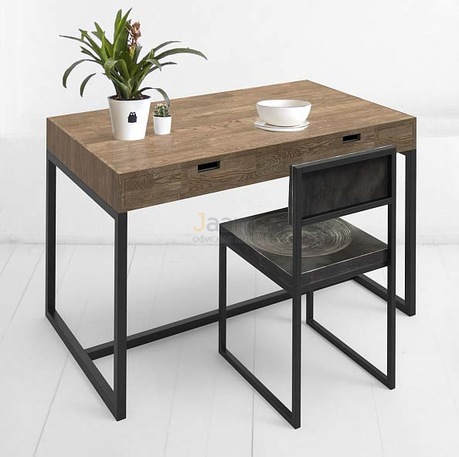 Мебель для персонала Стол рабочий METALFRAME с ящиком OAK