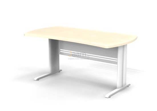 Мебель для персонала Стол прямой на L-обр. каркасе B158/1