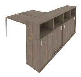 Мебель для персонала Рабочая станция с опорным шкафом-купе Б.РС-СШК-4.4