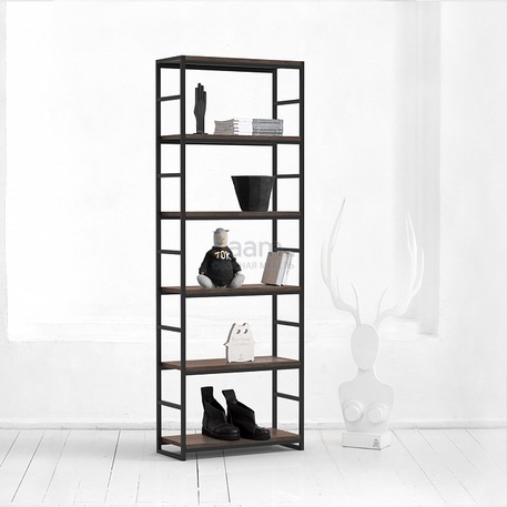 Мебель для персонала Стеллаж средний с гор.орг. METALFRAME OAK 2