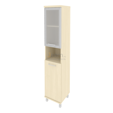 Кабинет руководителя Офисный шкаф высокий узкий правый KSU-1.4R Пр