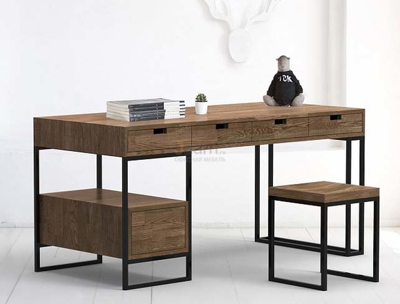 Мебель для персонала Стол рабочий BOXER OAK