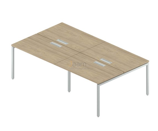 Мебель для персонала Двойная группа сдвоенных столов с люком RP-2.1(x4)+F-58