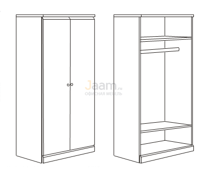 Мебель для гостиниц Гардероб R5805