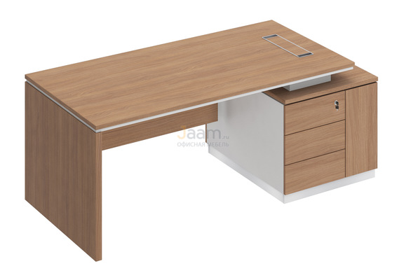 Кабинет руководителя Стол на опорной тумбе правый СИ 111пр