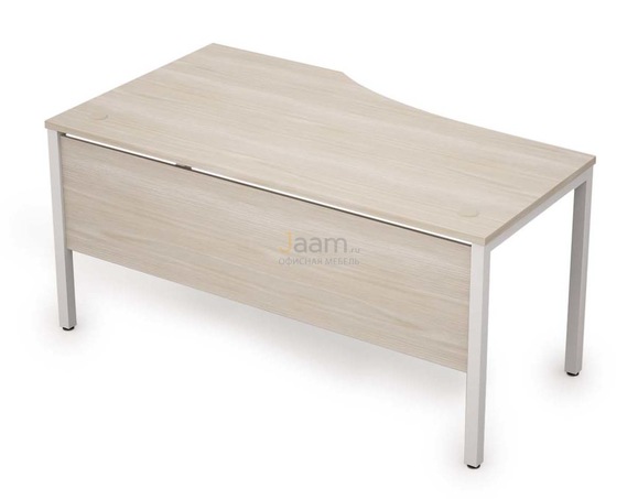 Мебель для персонала Стол криволинейный с экраном из ДСП правый 6МД.021