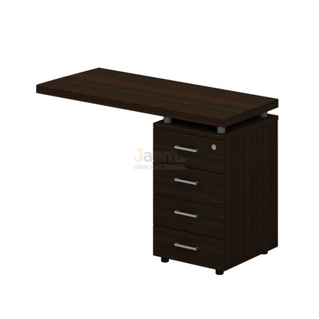 Кабинет руководителя Брифинг-приставка на опорной тумбе правая КТЛ-767