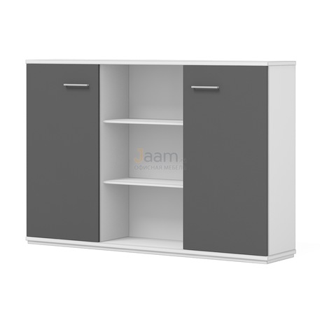 Кабинет руководителя Офисный шкаф для руководителя низкий ПК-МИН-Ш123Х177/Н