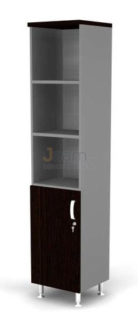 Мебель для персонала Стеллаж полуоткрытый 5-ур., глухая L-дверь BR81.0504