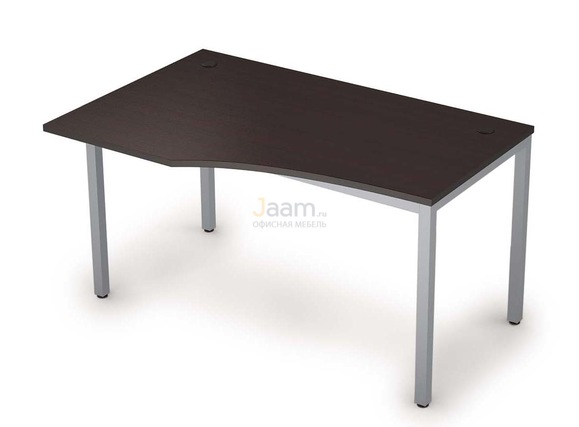 Мебель для персонала Стол криволинейный без экрана левый 6М.022