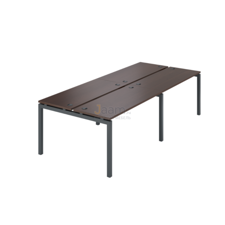 Мебель для персонала Бенч двойной на 4 рабочих места АМБ-003.60-4