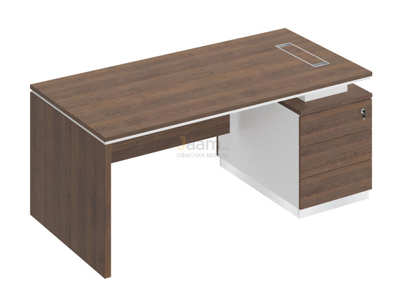 Кабинет руководителя Стол на опорной тумбе правый СИ 109пр