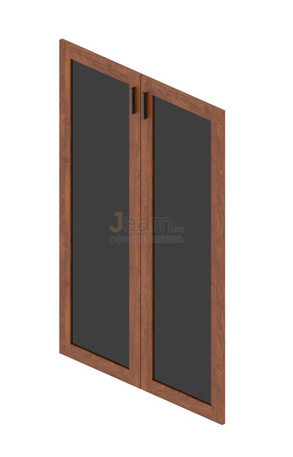 Кабинет руководителя Комплект стеклянных дверей в ЛДСП раме Ot-08.2