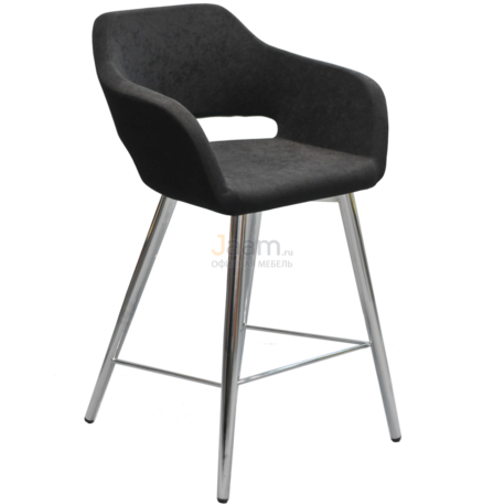 Кресло Балун полубар Хром