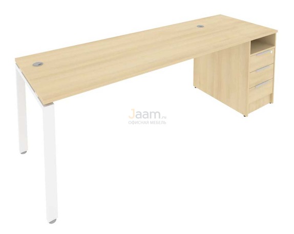 Мебель для персонала Рабочая станция с опорной тумбой Б.РС-СТП -1.5