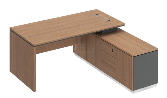 Кабинет руководителя Стол на опорной тумбе правый СИ 107пр