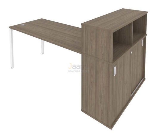 Мебель для персонала Стол письменный с опорным шкафом-купе Б.РС-СШК-3.4